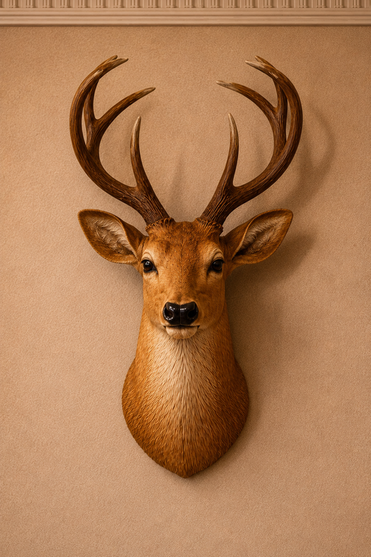 Luxury Deer Head Wall Decor – Premium Stag Wall Mount Sculpture