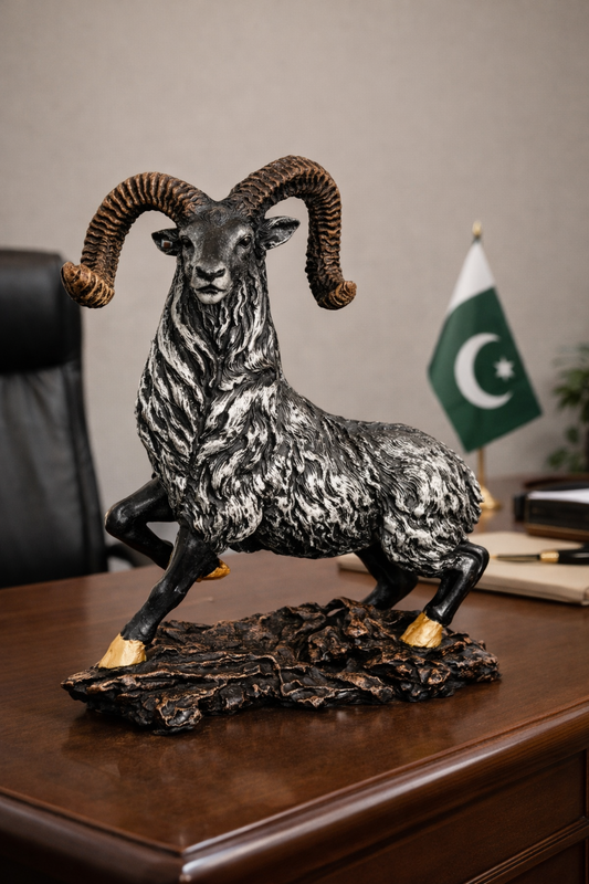 Premium Table Markhor Sculpture