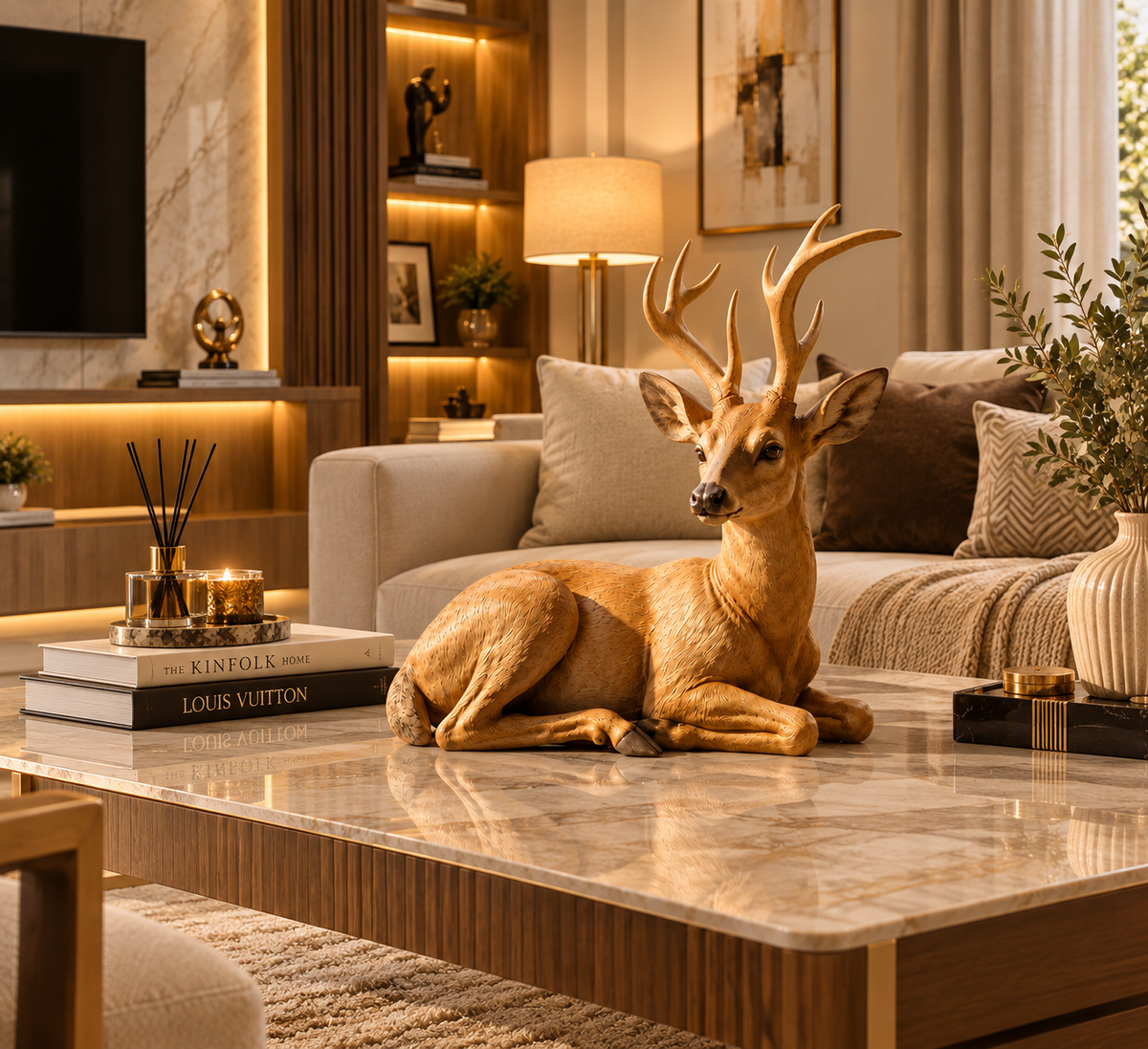 Big Sitting DEER  Premium quality
