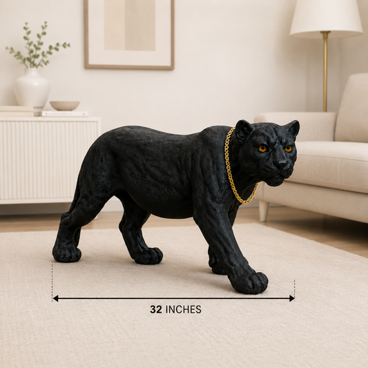 Black Panther Sculpture – 3 Feet Long