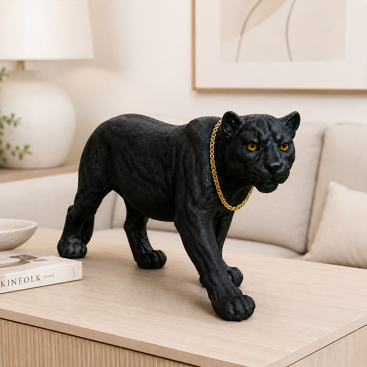 Black Panther Sculpture – 3 Feet Long
