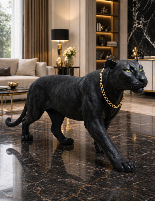 Black Panther Sculpture – 3 Feet Long