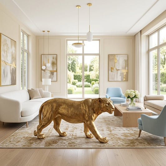 Regal Panther Sculpture