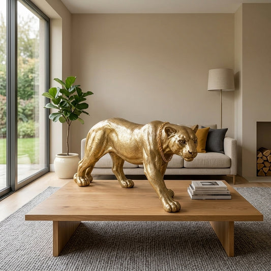 Regal Panther Sculpture