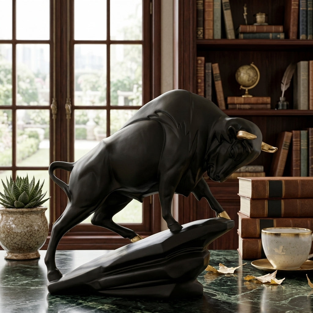 Imperial Charging Bull White