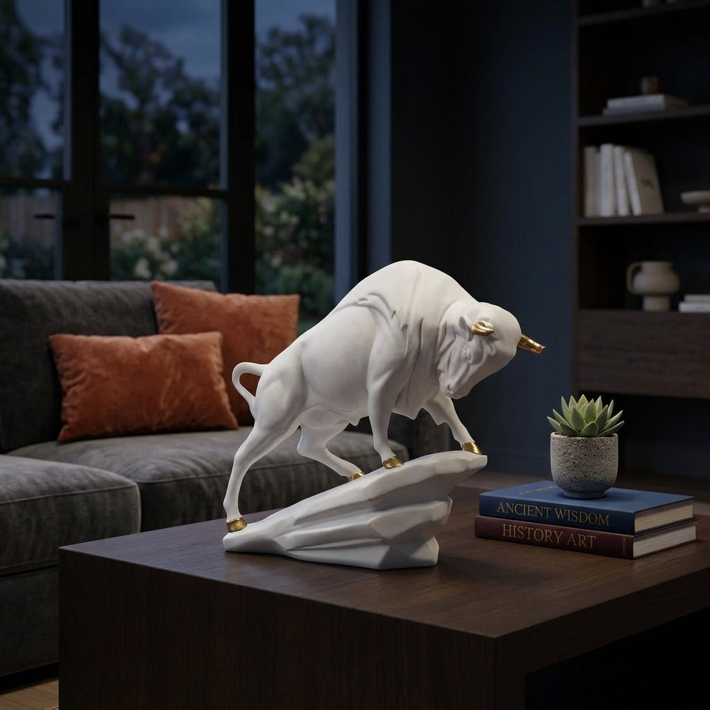 Imperial Charging Bull White