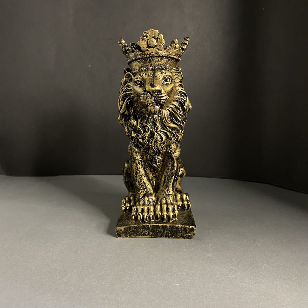 Royal Lion Statue With Corwn (Pakistan Made)