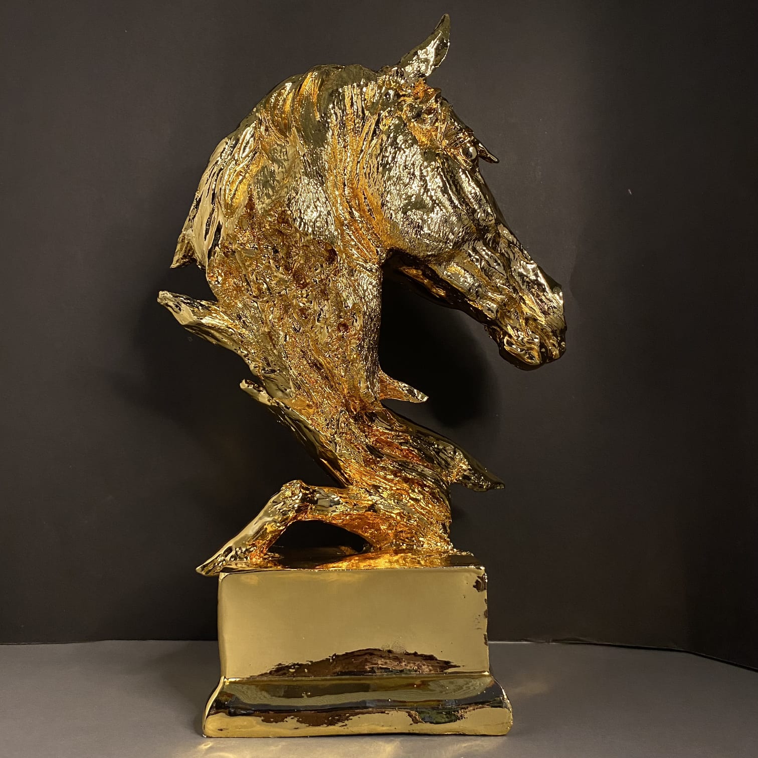 Luxury Horse Face Statue