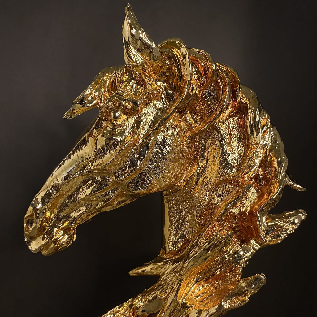 Luxury Horse Face Statue