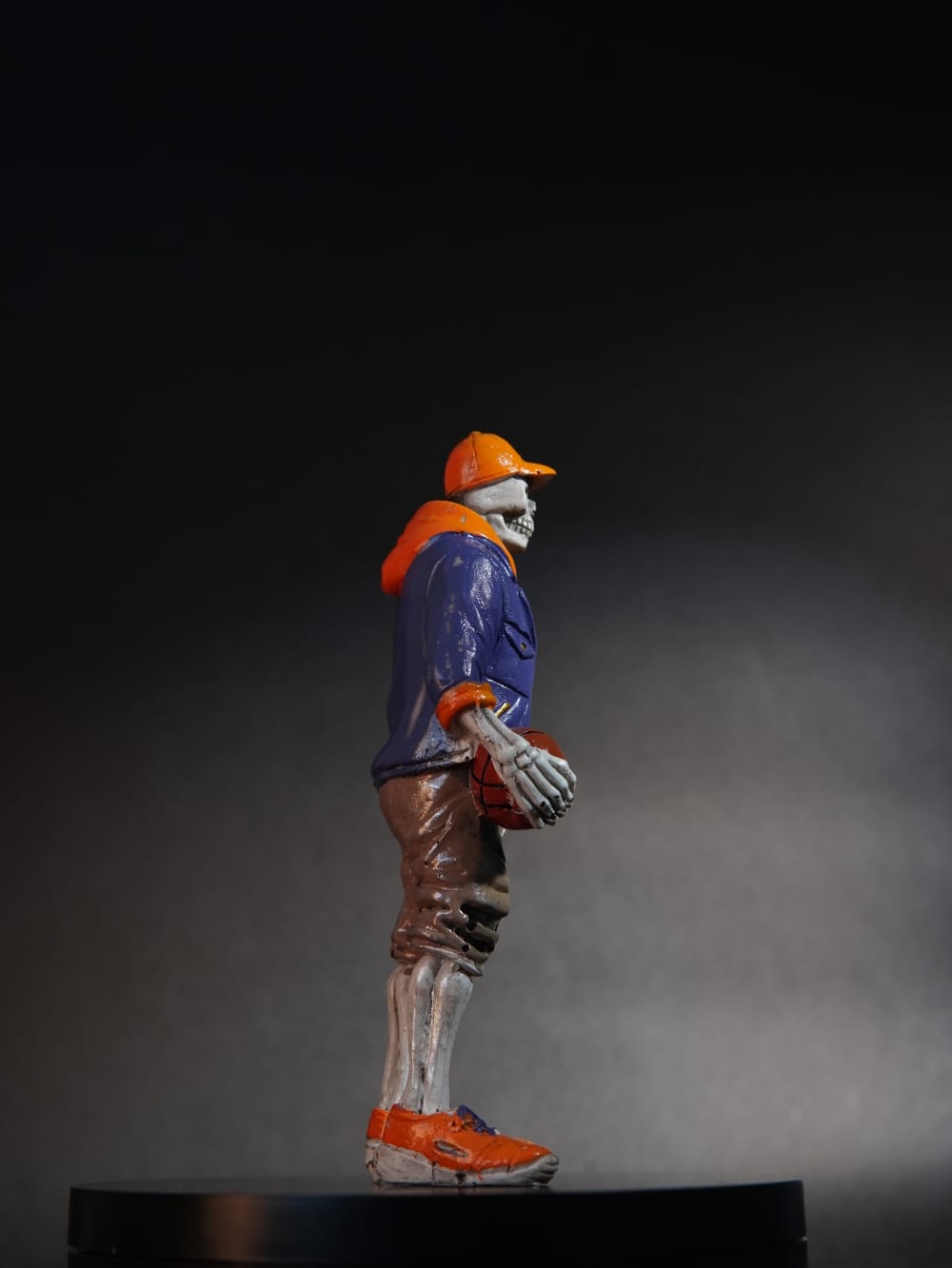 Basketball Skeleton Figurine Ornament
