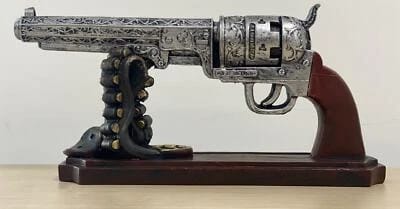 Retro Gun Bullet Model – Silver Finish