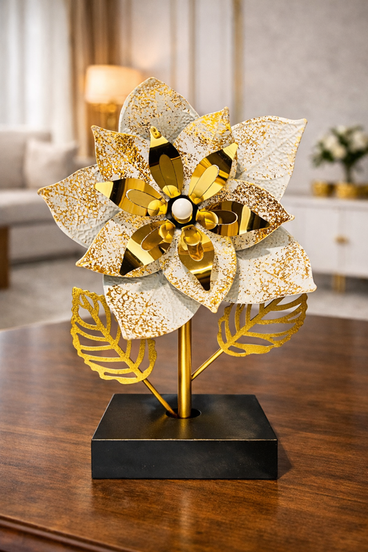 Metal Flower Décor – 12 Inches