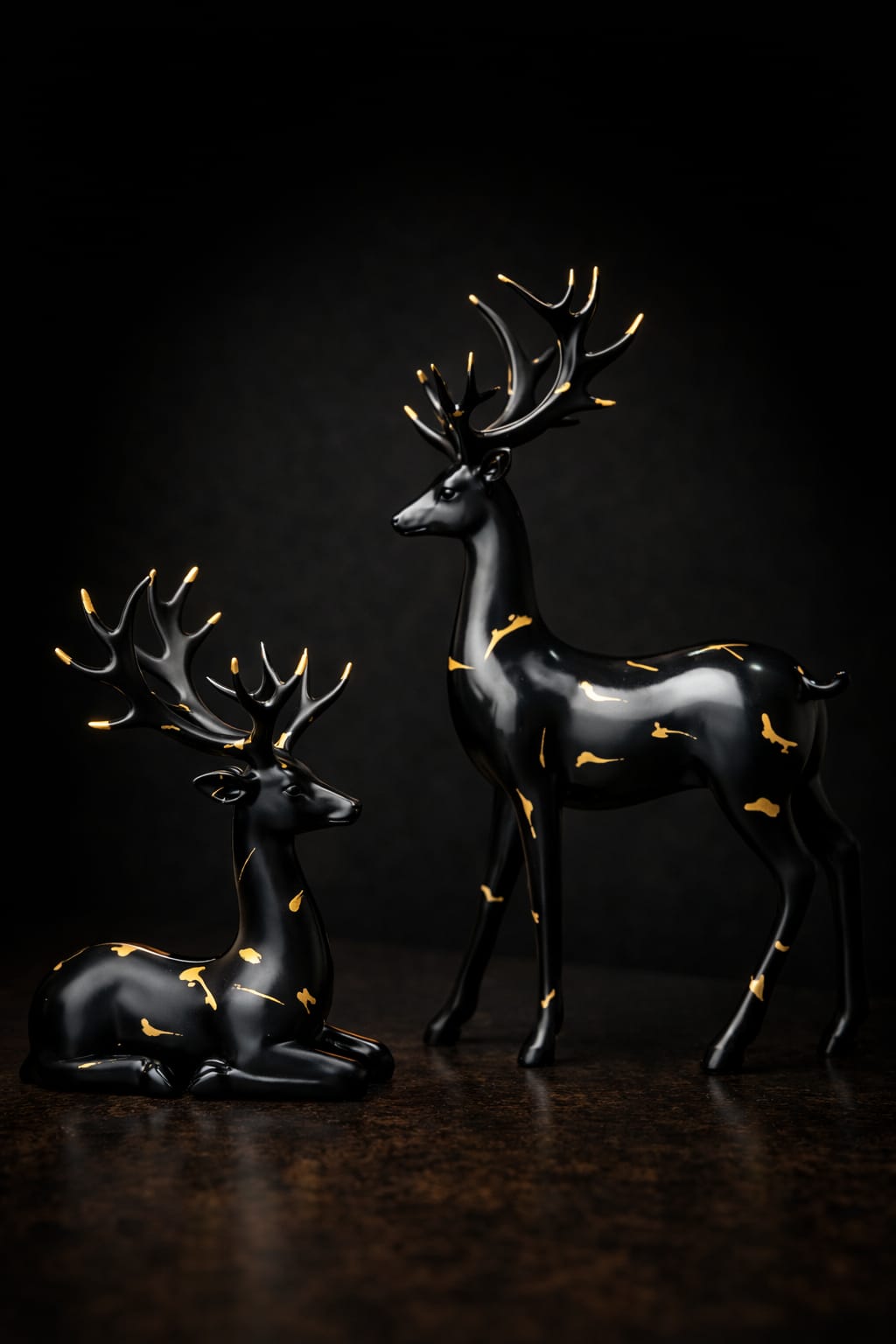 2 Deer Set – Black Dark Vibes (Premium Quality)