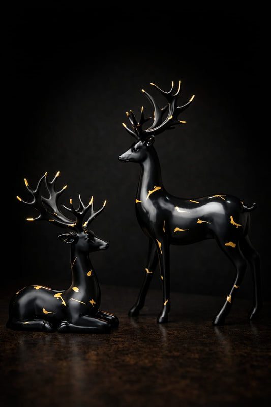 2 Deer Set – Black Dark Vibes (Premium Quality)