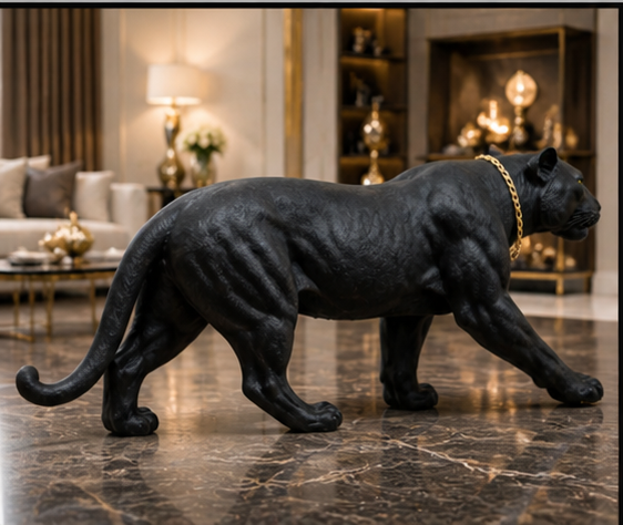 Black Panther Sculpture – 3 Feet Long
